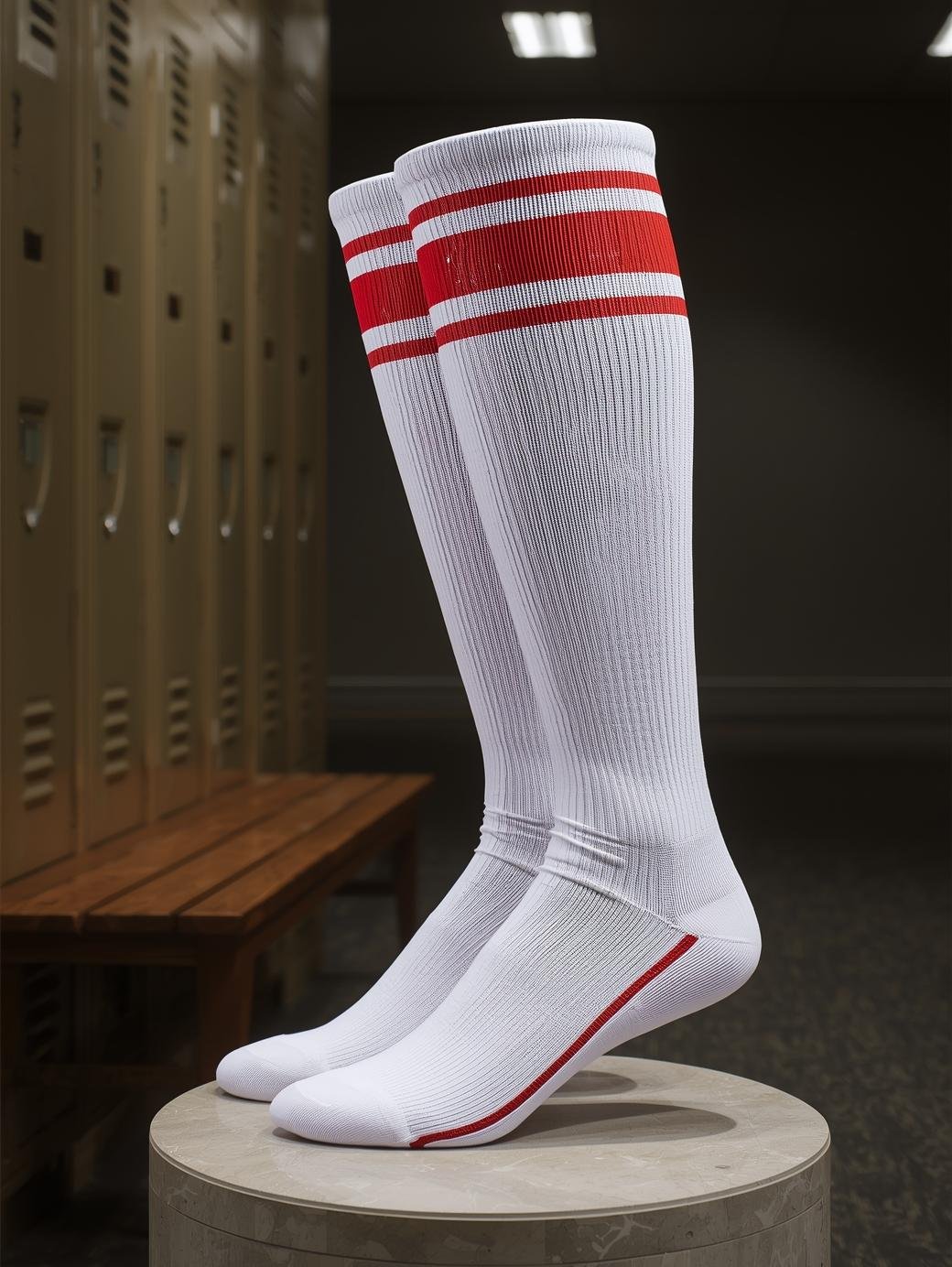 ZM Exports knee-high athletic socks for comfort and durability.